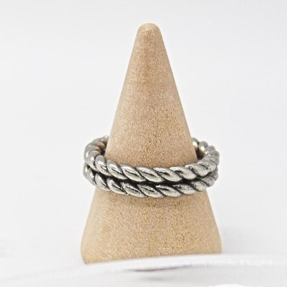 Silver Stacking Band - Picture 2 of 5